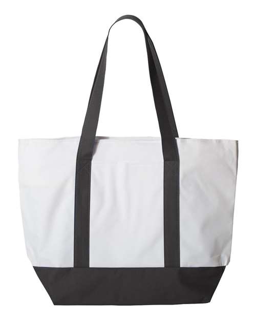 Liberty Bags 7006 White/ Black — front