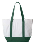 Liberty Bags 7006 White/ Forest — front