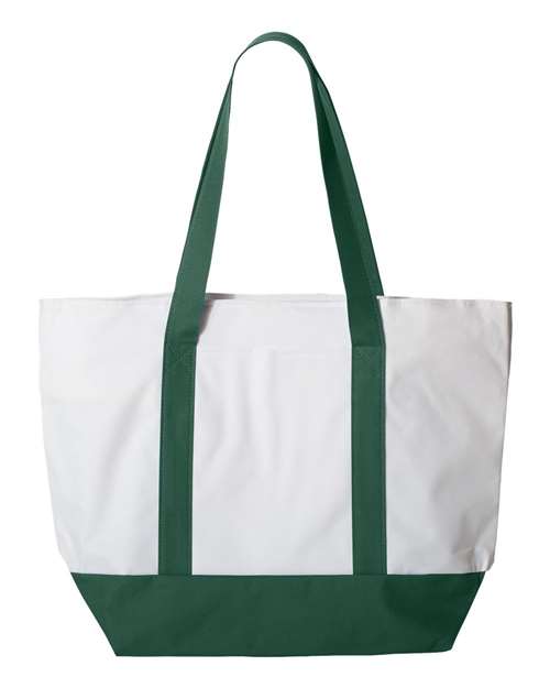 Liberty Bags 7006 White/ Forest — front