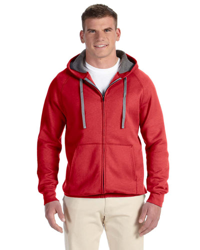 Unisex Nano Full-Zip Hoodie - Vintage Red
