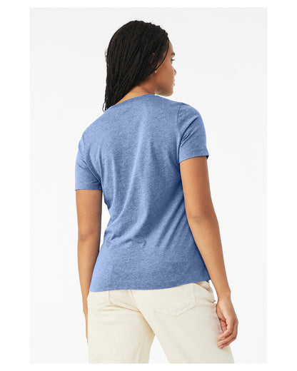 Women's Triblend Relaxed Jersey Short-Sleeve T-Shirt - Blue Triblend