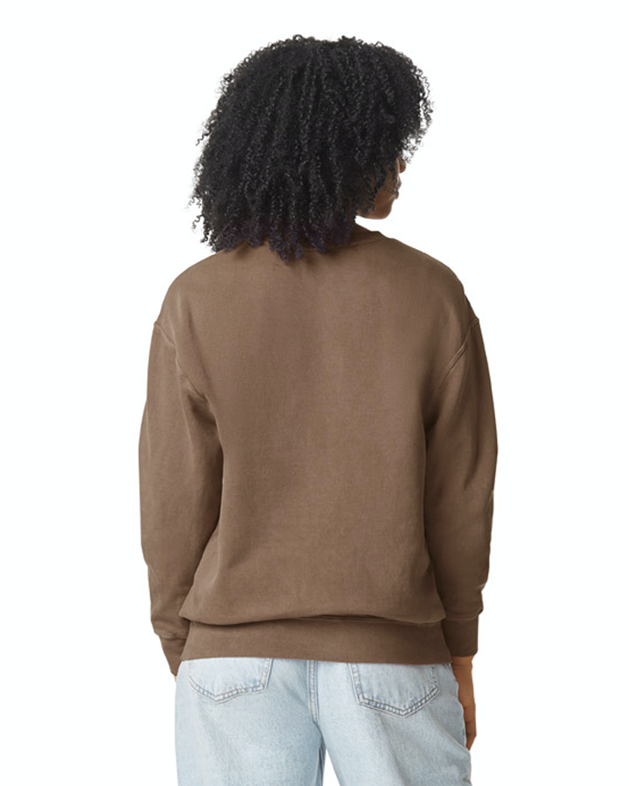 Unisex Lighweight Cotton Crewneck Sweatshirt - Espresso