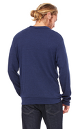 Unisex Triblend Cardigan - Navy Triblend