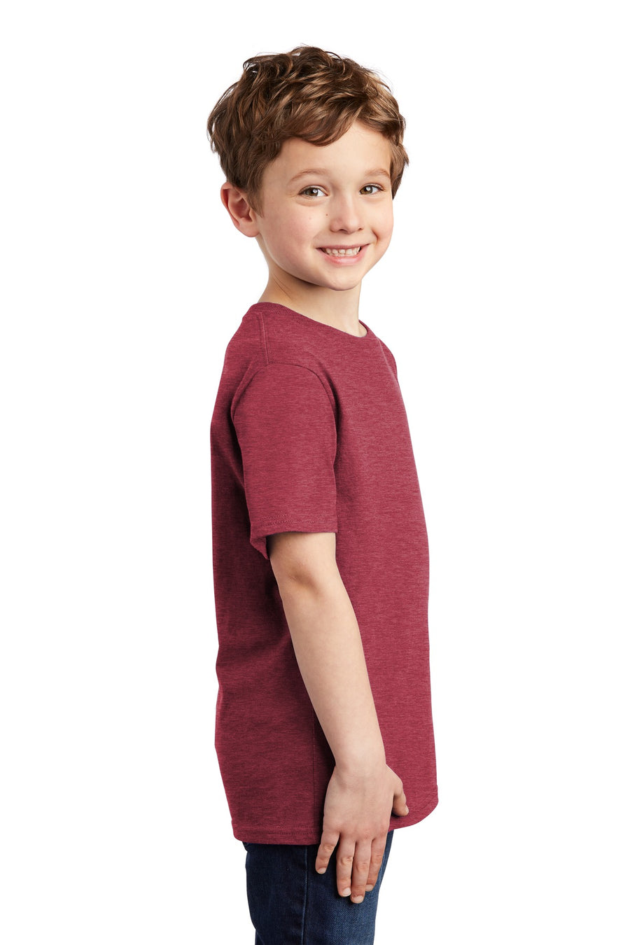 Youth Very Important Tee - Heather Cardinal