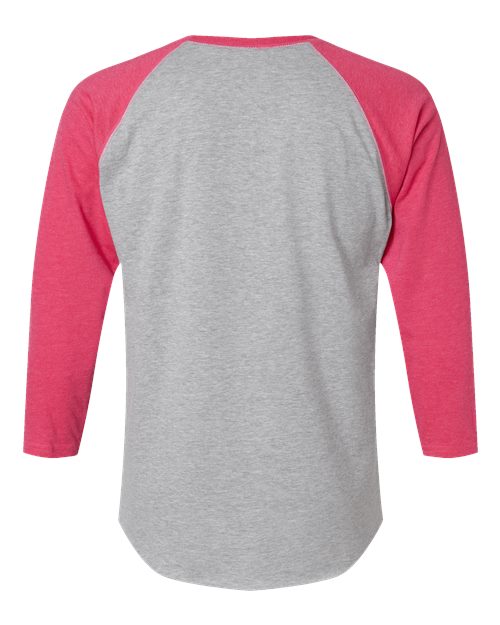 LAT 6930 Vintage Heather/ Vintage Hot Pink — back