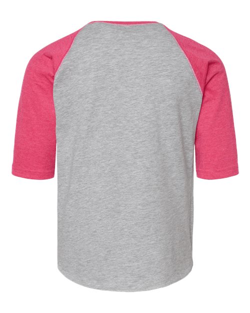 LAT 6130 Vintage Heather/ Vintage Hot Pink — back