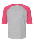 LAT 6130 Vintage Heather/ Vintage Hot Pink — front