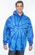 Tie-Dye CD877 - Unisex Tie-Dyed Pullover Hoodie - Spider Royal