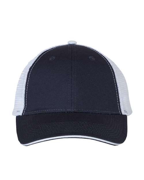 Valucap S102 Navy/ White — front