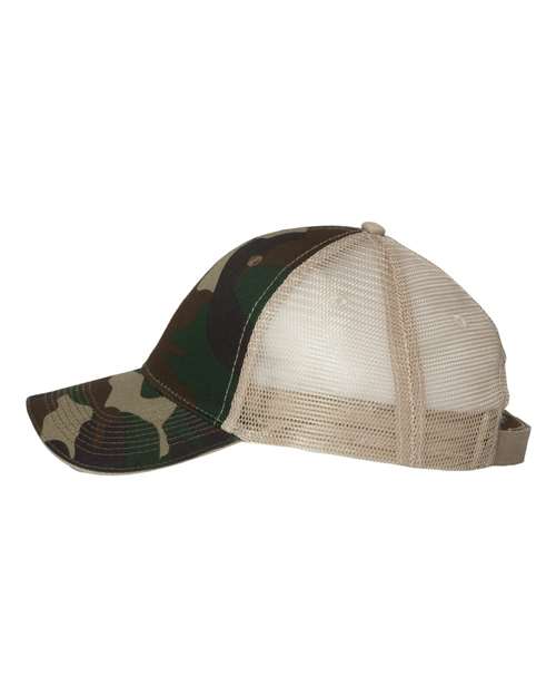 Valucap S102 Green Camo/ Tan — direct side