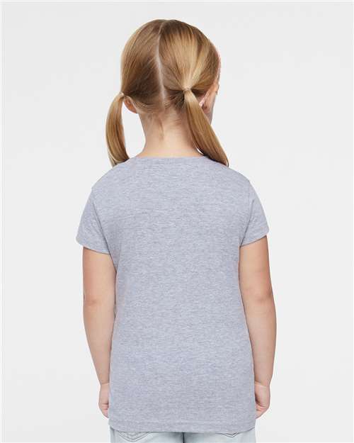 Rabbit Skins 3316 Heather — on model back
