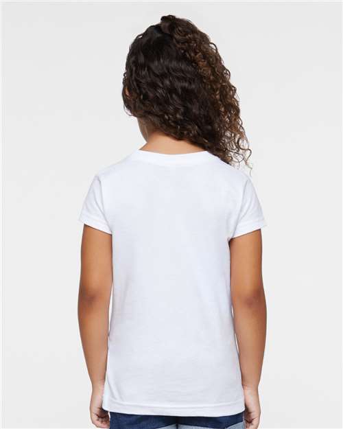 Rabbit Skins 3316 White — on model back