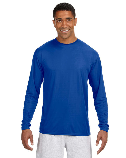 Men's Cooling Performance Long Sleeve T-Shirt - Royal