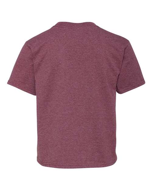 JERZEES 29BR Vintage Heather Maroon — back
