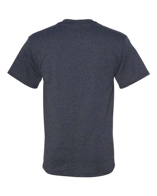 JERZEES 29MR Vintage Heather Navy — back