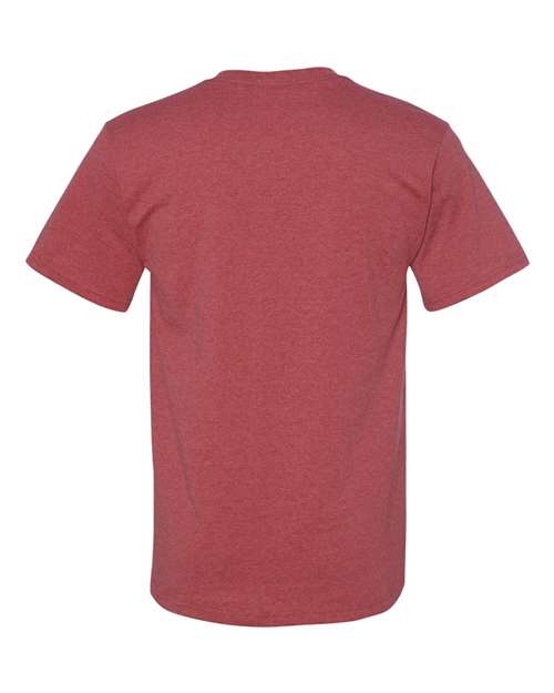 JERZEES 29MR Vintage Heather Red — back