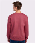 JERZEES 562MR Vintage Heather Red — on model back