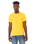 Unisex Heather CVC T-Shirt - Heather Yellow
