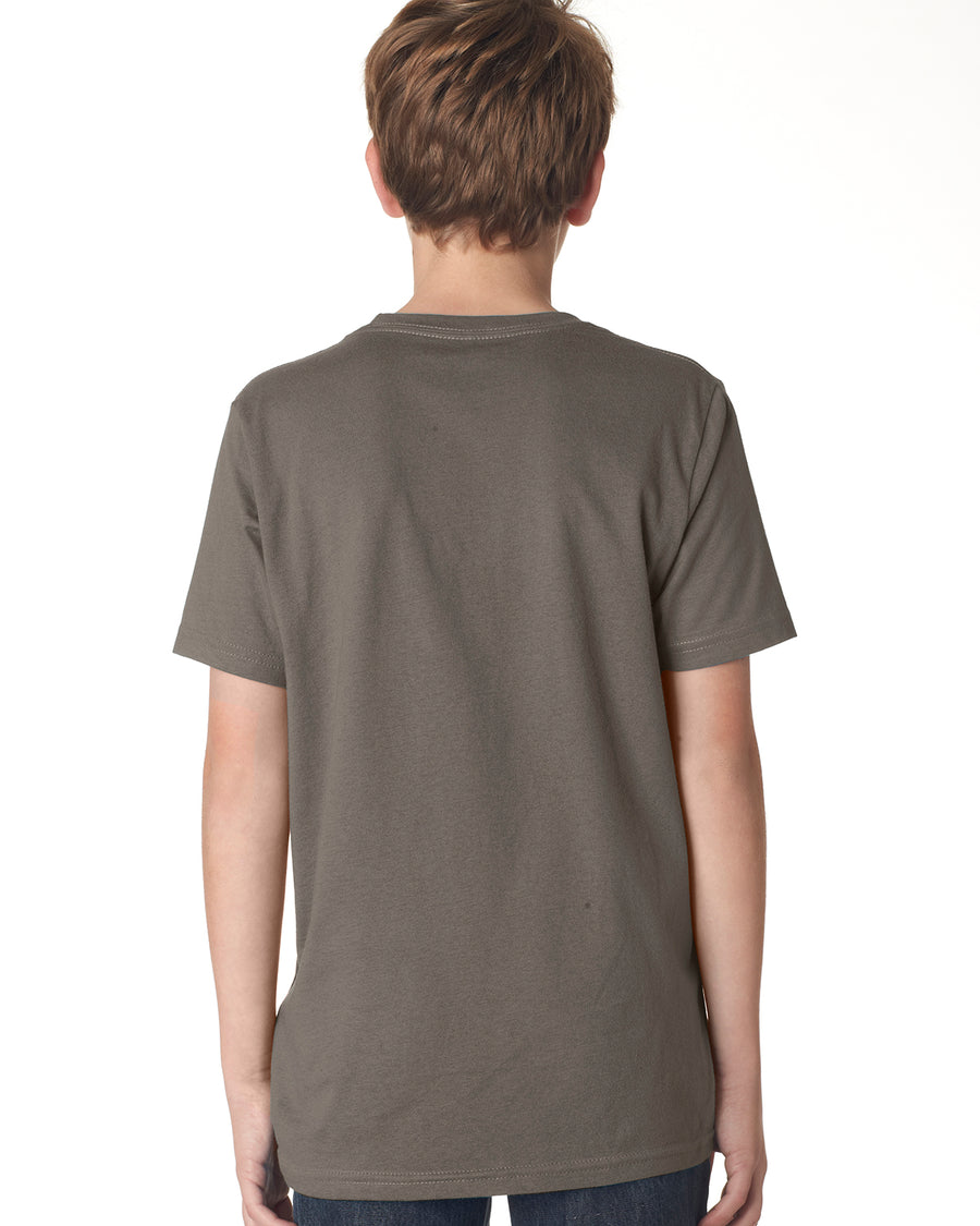 Youth Cotton Crew - Warm Gray