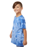 Youth Crystal Tie Dye T-Shirt - Royal