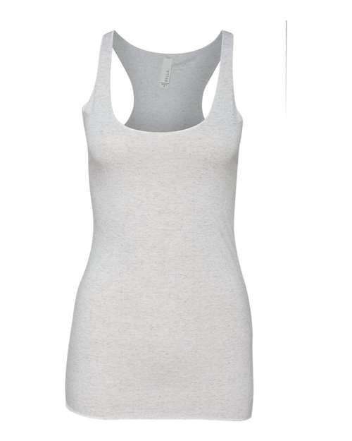 BELLA + CANVAS 8430 White Fleck Triblend — front