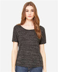 BELLA + CANVAS 8816 Black Marble — on model front