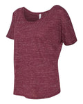BELLA + CANVAS 8816 Maroon Marble — side