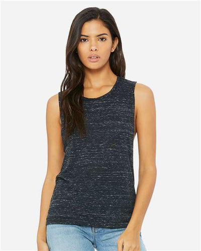 BELLA + CANVAS 8803 Black Marble — on model front