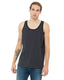 Bella + Canvas 3480 - Unisex Jersey Tank - Dark Gray / Black