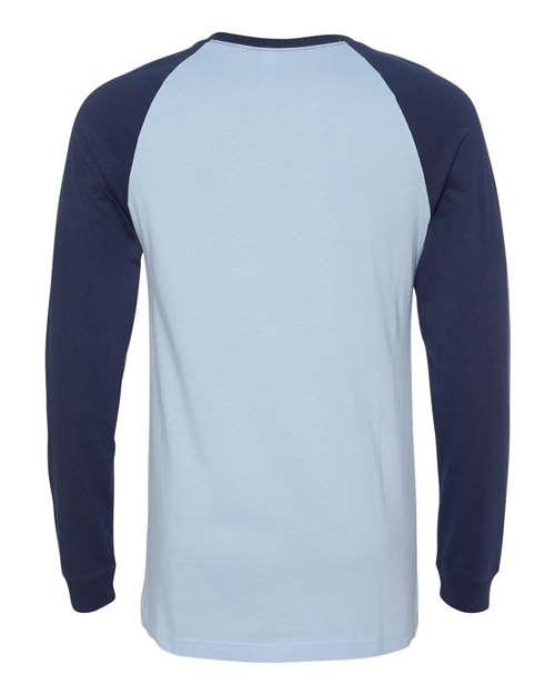 BELLA + CANVAS 3000 Baby Blue/ Navy — back