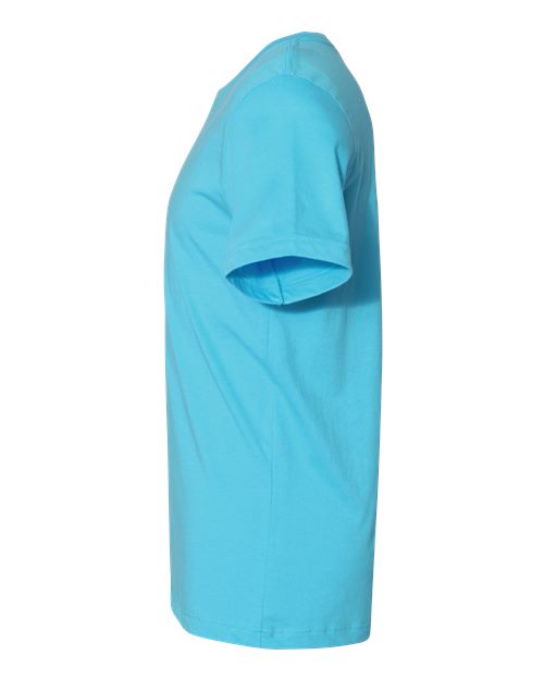 BELLA + CANVAS 3001 Turquoise — direct side