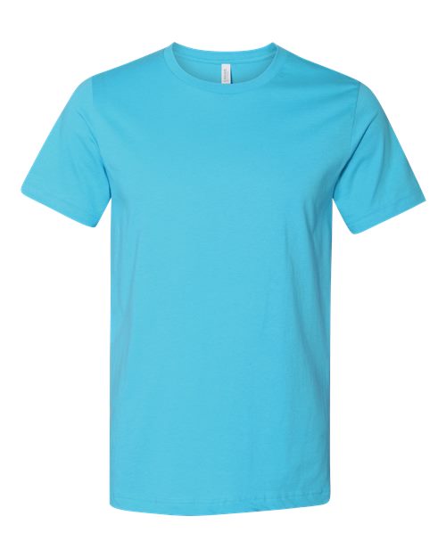 BELLA + CANVAS 3001 Turquoise — front