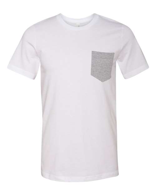 BELLA + CANVAS 3021 White/ Athletic Heather — front