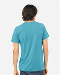 BELLA + CANVAS 3413 Aqua Triblend — on model back
