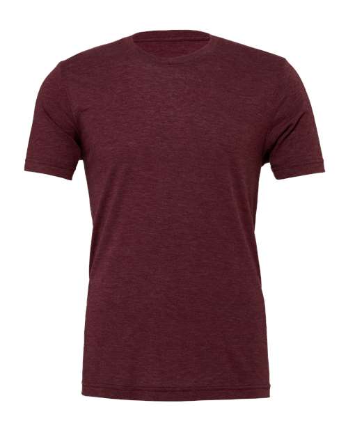 BELLA + CANVAS 3413 Maroon Triblend — front