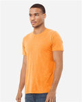 BELLA + CANVAS 3413 Orange Triblend — on model side