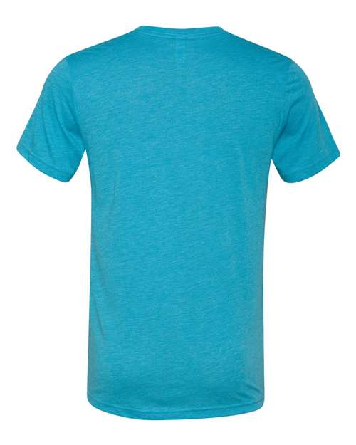 BELLA + CANVAS 3415 Aqua Triblend — back