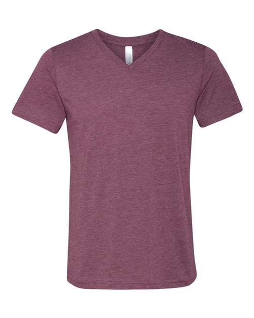 BELLA + CANVAS 3415 Maroon Triblend — front