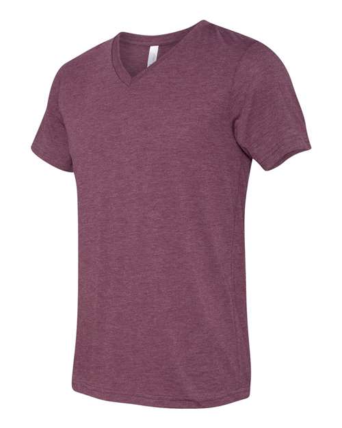 BELLA + CANVAS 3415 Maroon Triblend — side