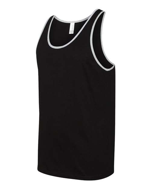 BELLA + CANVAS 3480 Black/ Athletic Heather — side