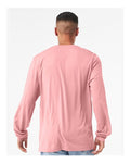 BELLA + CANVAS 3501 Pink — on model back