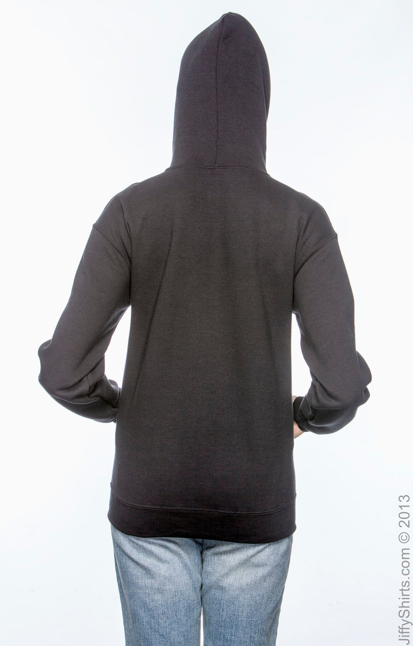 Unisex DryBlend®  50/50 Full-Zip Hoodie - Black
