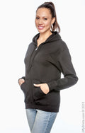 Unisex DryBlend®  50/50 Full-Zip Hoodie - Black