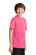 Youth Performance Tee - Neon Pink
