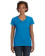 LAT 3507 - Women's V-Neck Fine Jersey T-Shirt - Cobalt