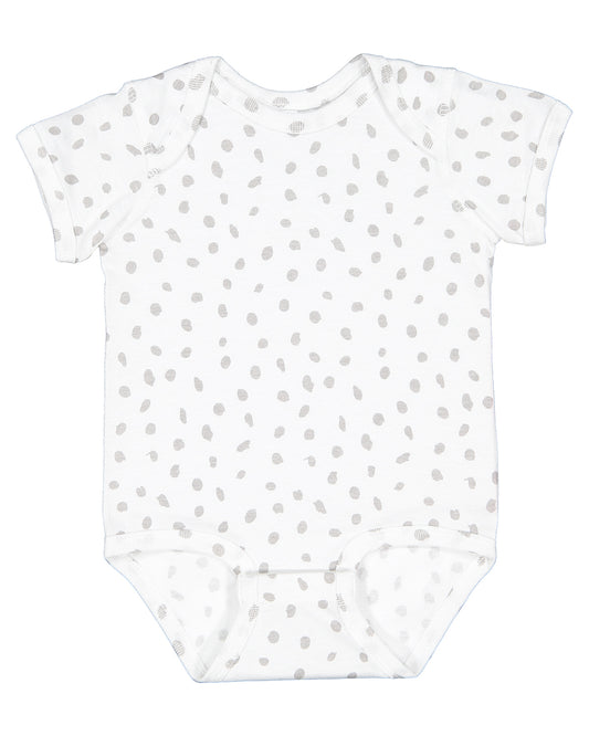 Infant Fine Jersey Bodysuit - White Spot