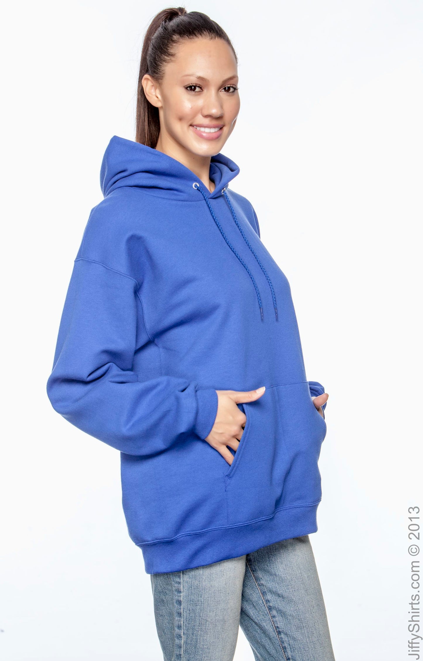 Ultimate Cotton® 90/10 Pullover Hoodie - Deep Royal