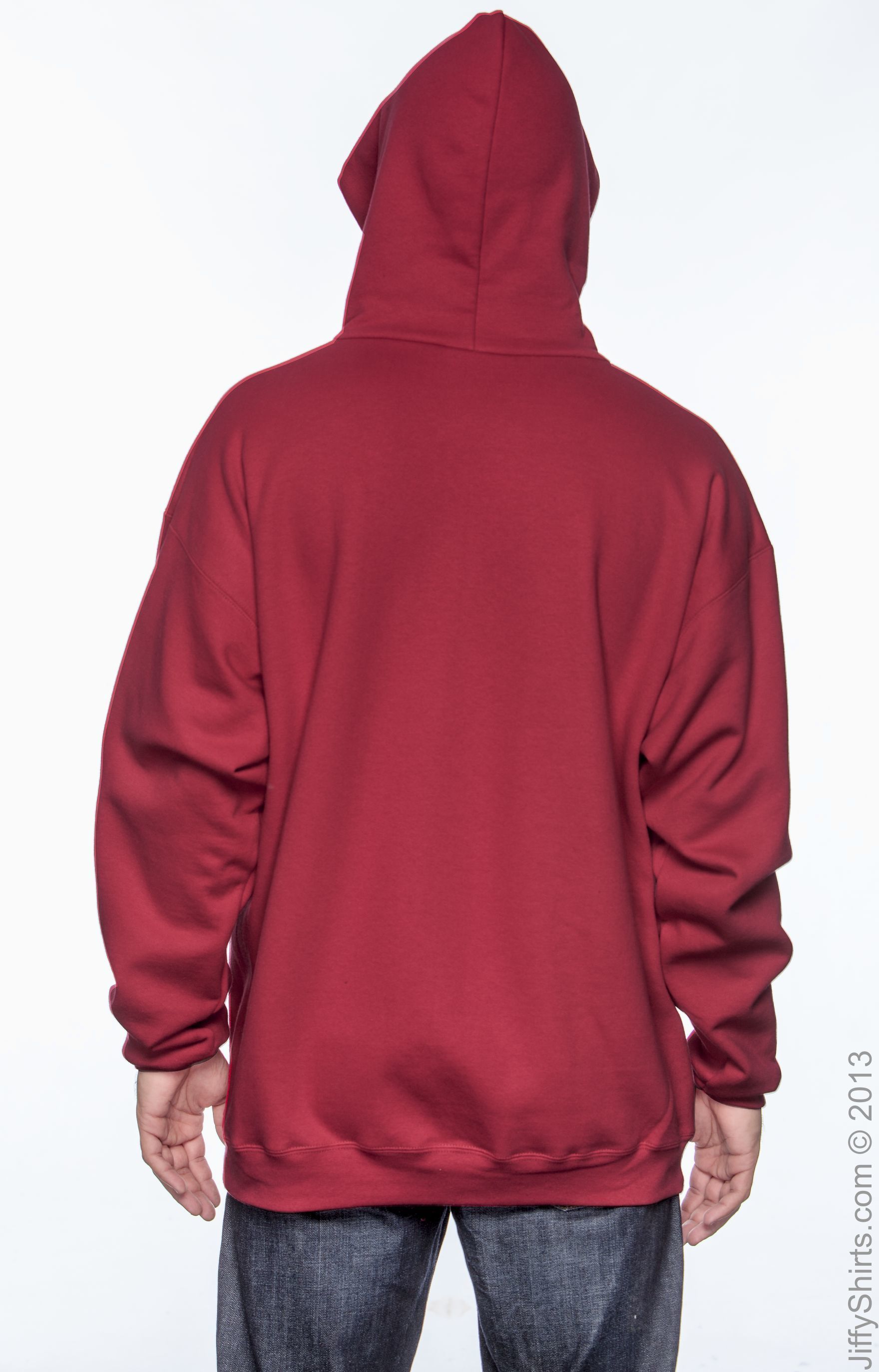 Ultimate Cotton® 90/10 Pullover Hoodie - Deep Red