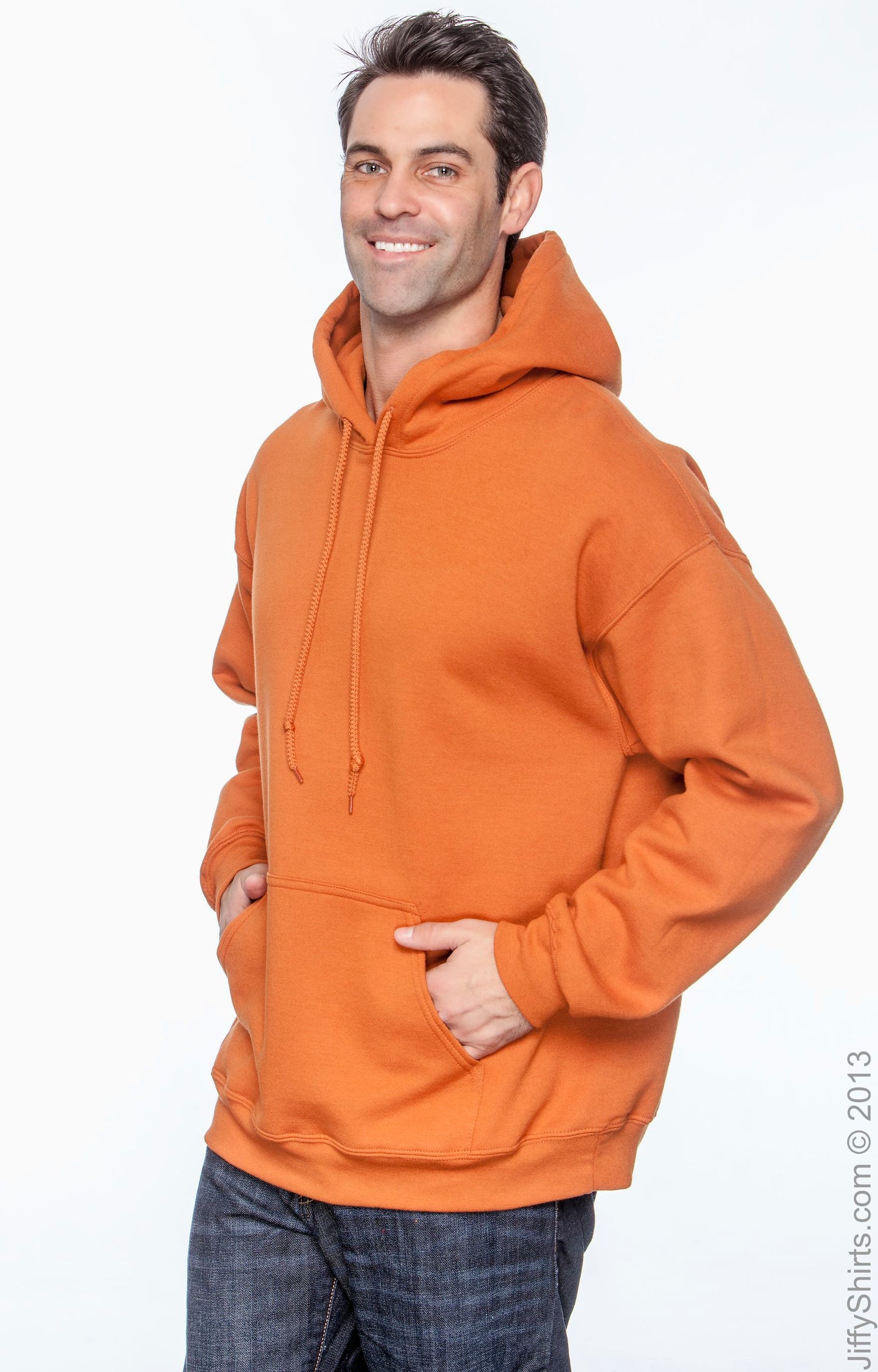 Unisex DryBlend®  50/50 Hoodie - Texas Orange