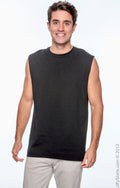 Unisex Ultra Cotton® Sleeveless T-Shirt - Black